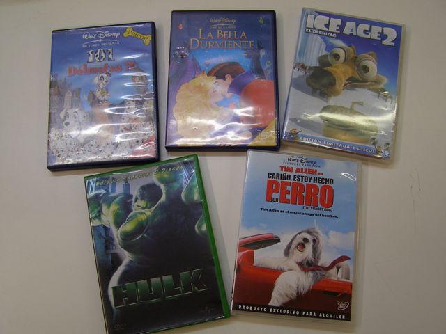 5 DVD'S INFANTILES: 101 DALMATAS 2 (DISNEY), LA BE