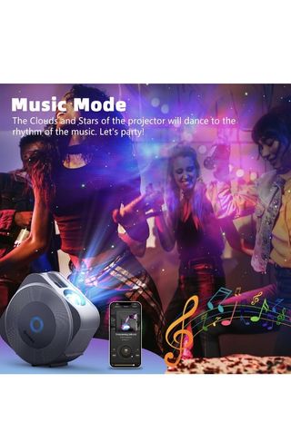 Drcowu Lampara LED AlexaProyector Estrellas