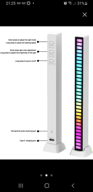 Barras de luz de Led