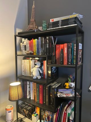 Estanteria Shantay negra metalica