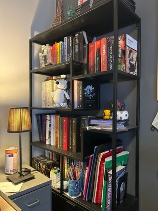 Estanteria Shantay negra metalica