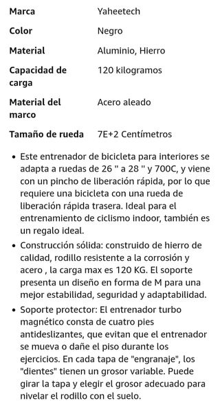 Rodillo bicicleta ruedas 26-28 pulgadas