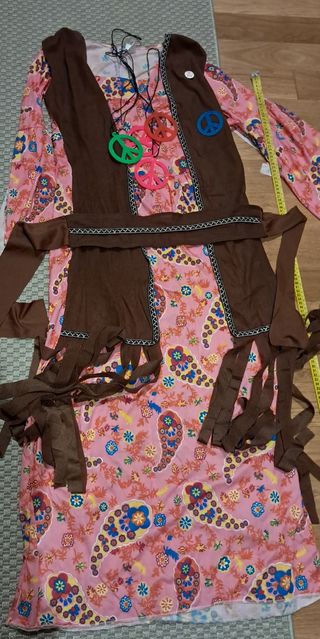 DISFRAZ HIPPIE MUJER