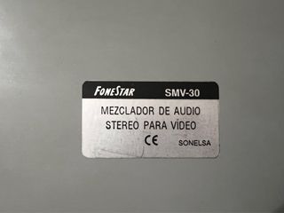 Mezclador de audio estéreo Fonestar