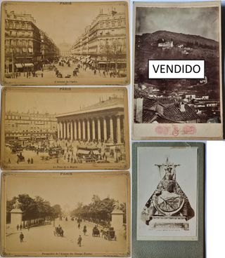 Fotografía albúmina antigua