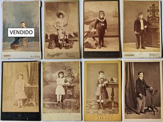 Fotografía albúmina antigua