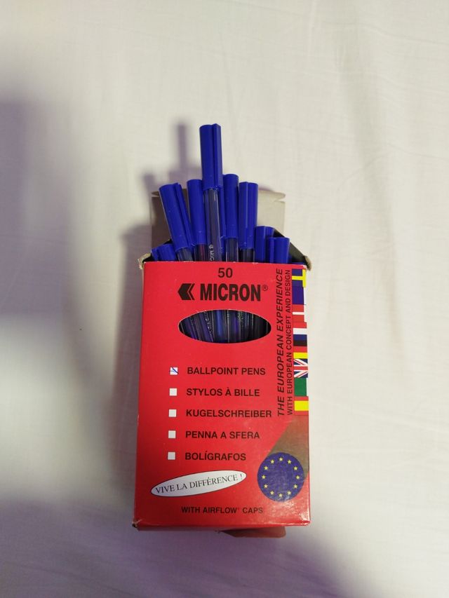 50 bolos azules en perfecto estado