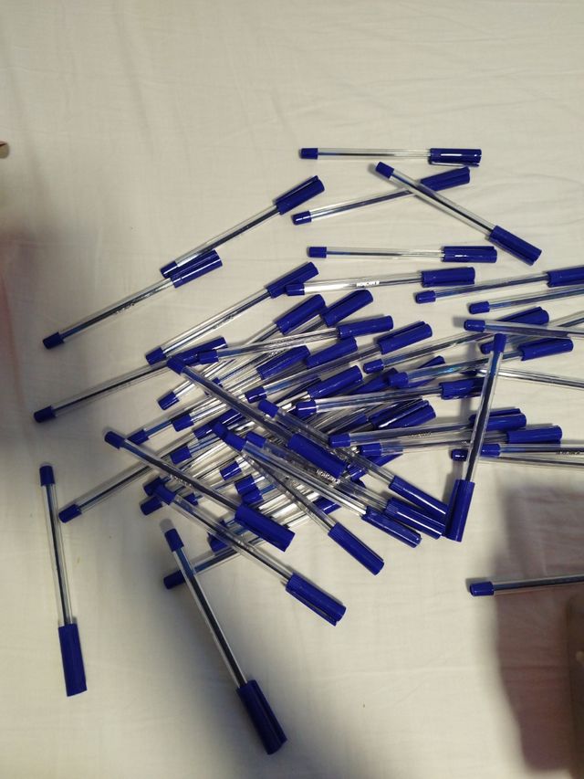 50 bolos azules en perfecto estado