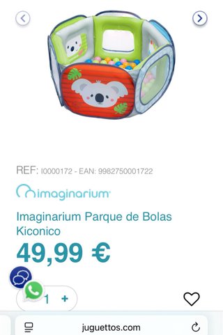 Parque bolas infantil