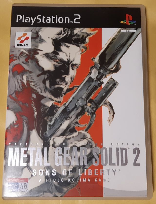 Metal Gear 2 Sons Of Liberty PS2