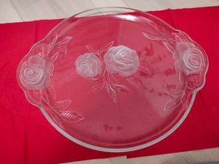 Plato decorativo cristal