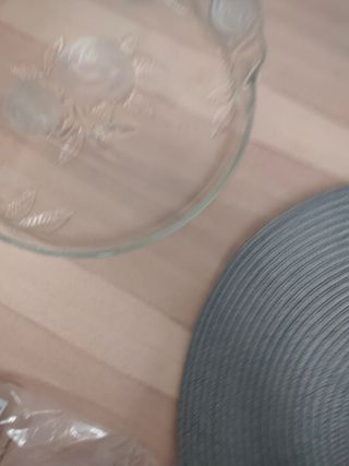 Plato decorativo cristal