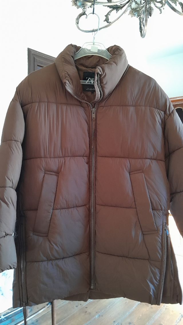 Chaqueta oversize de zara Puffer Coat.