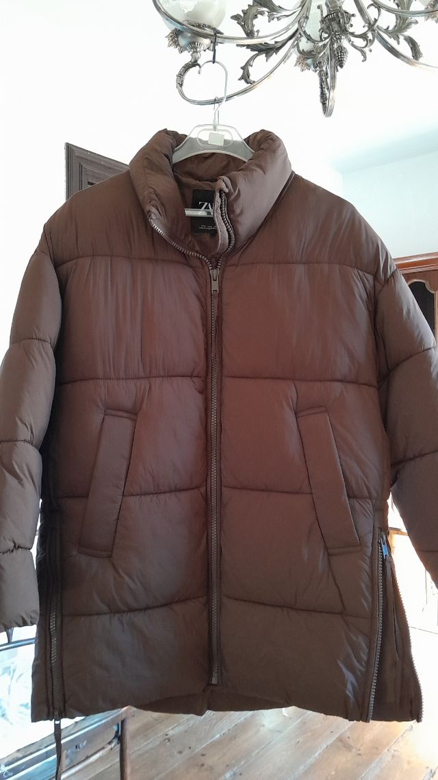 Chaqueta oversize de zara Puffer Coat.