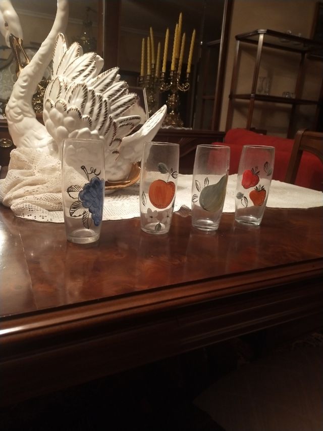 Juego de vasos altos