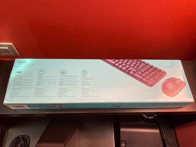 TECLADO Y MOUSE LOGITECH caja registradora