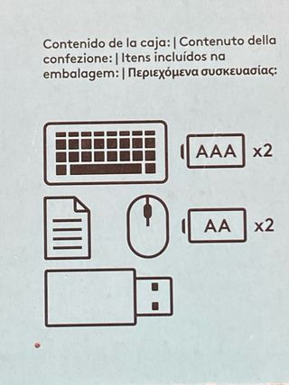 TECLADO Y MOUSE LOGITECH caja registradora