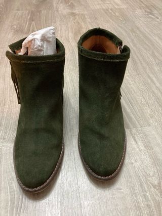 Botines Nieves Calero verdes