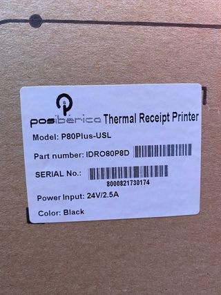 IMPRESORA TERMICA TIQUETS P80Plus USL