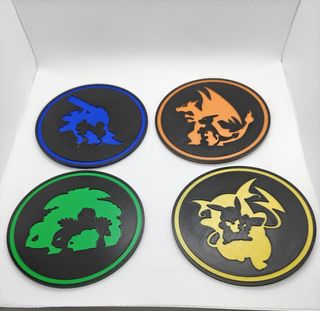 Sfera Pokemon-porta sottobicchieri+4 Sottobicchier