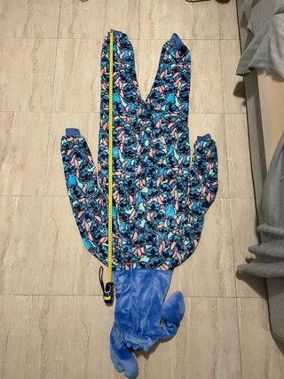 Pijama Stitch Disney Mujer Talla S Azul