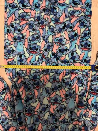 Pijama Stitch Disney Mujer Talla S Azul