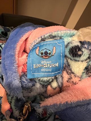 Pijama Stitch Disney Mujer Talla S Azul