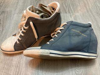 Botin cuña Calvin Klein