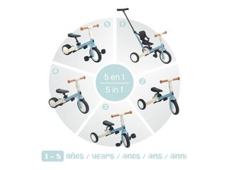Bicicleta evolutiva triciclo Gyro Olmitos 5 en 1