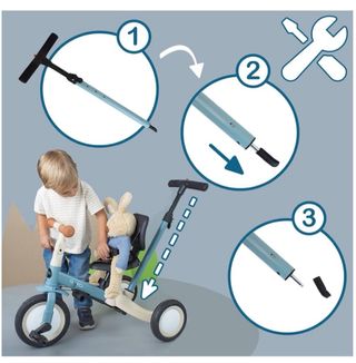 Bicicleta evolutiva triciclo Gyro Olmitos 5 en 1