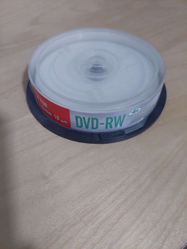 8 discos DVD-RW IMATION 4,7GB 120 MIN