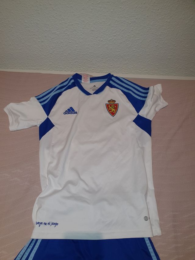 Equipacion niñ@ Real Zaragoza Blanquilla adidas