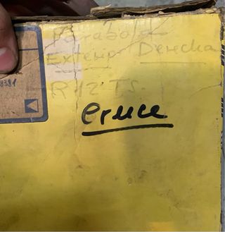 Faro/parabola derecha ¡¡NUEVA!! renault12