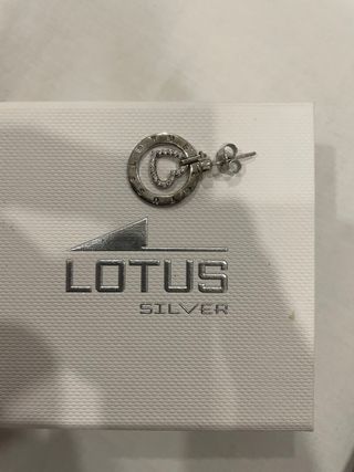 Pendientes LOTUS silver