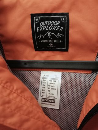 Chubasquero niño 10 años n