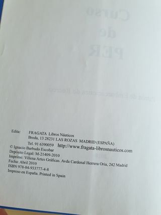 Libro de curso de per