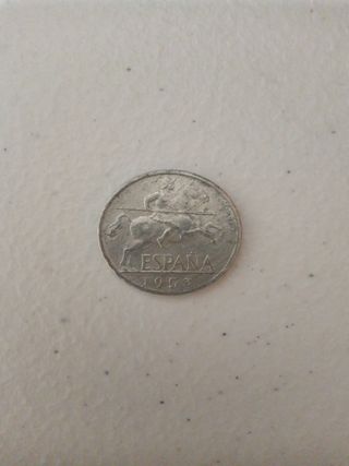 Moneda 10 céntimos 1953
