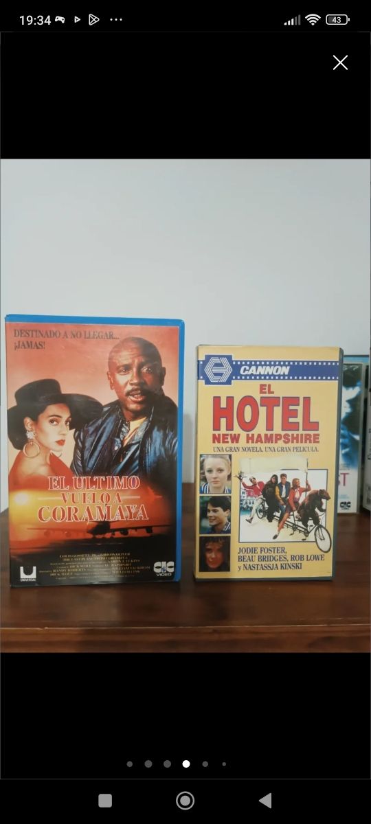 VHS 1 e unidad. Vendo minimo 5 unidades