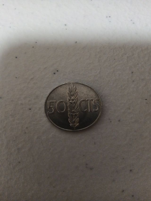 Moneda 50cts 1966 *71