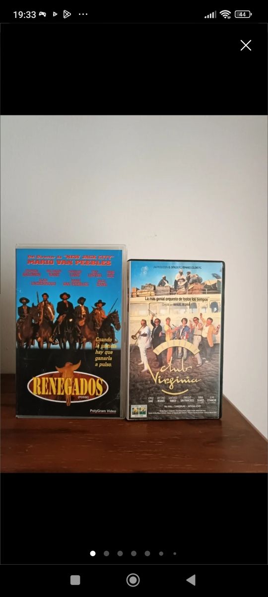 VHS 1 e unidad. Vendo minimo 5 unidades