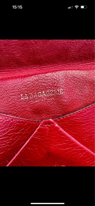 Bolso de mano de piel vintage