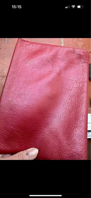 Bolso de mano de piel vintage