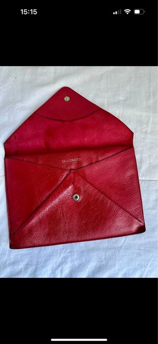 Bolso de mano de piel vintage