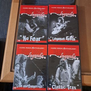 4 DVD HARD ROCK LEGENDS VOLUMEN 1