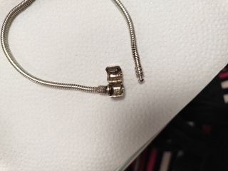 Pulsera de plata para charms