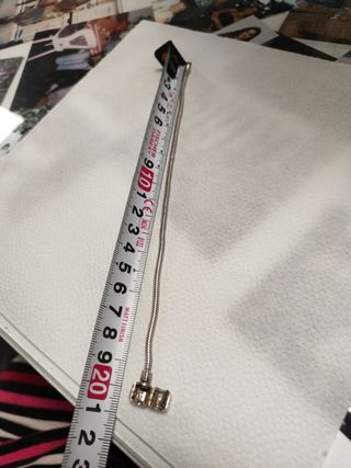 Pulsera de plata para charms