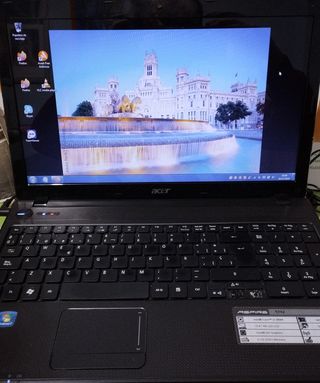 PORTATIL ACER ASPIRE 5472 + RATÓN + USB + BASE