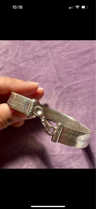 Pulsera de plata de ley 925
