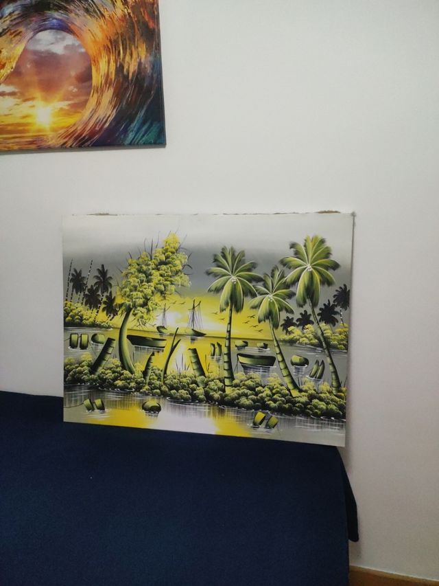 Cuadro al oleo lienzo sobre bastidor