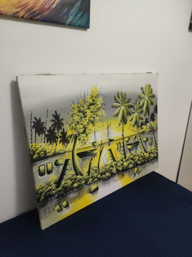 Cuadro al oleo lienzo sobre bastidor